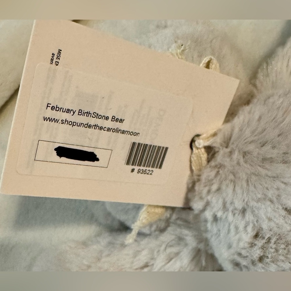 Demdaco - February Birthstone Plush Bear - Picture 3 of 6